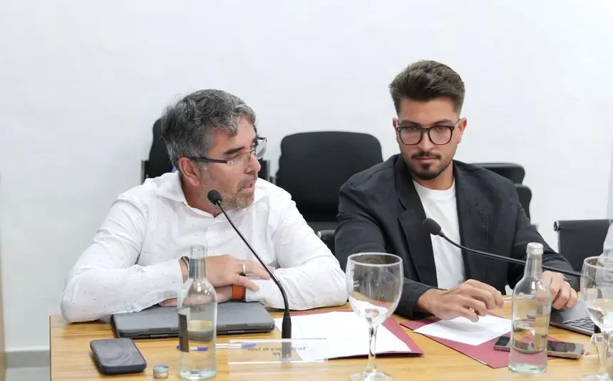 Los concejales del PP durante el pleno de este jueves