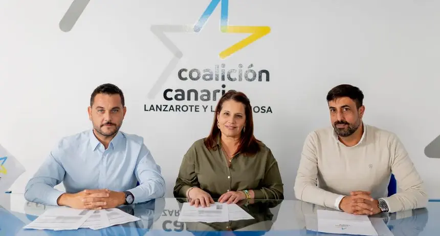 Imagen de los representantes de CC en San Bartolom&eacute;.