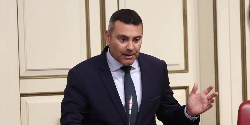 Oswaldo Betancort durante su intervenci&oacute;n