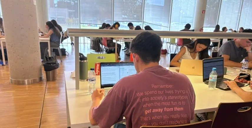 Estudiantes de Yaiza en la Complutense de Madrid.