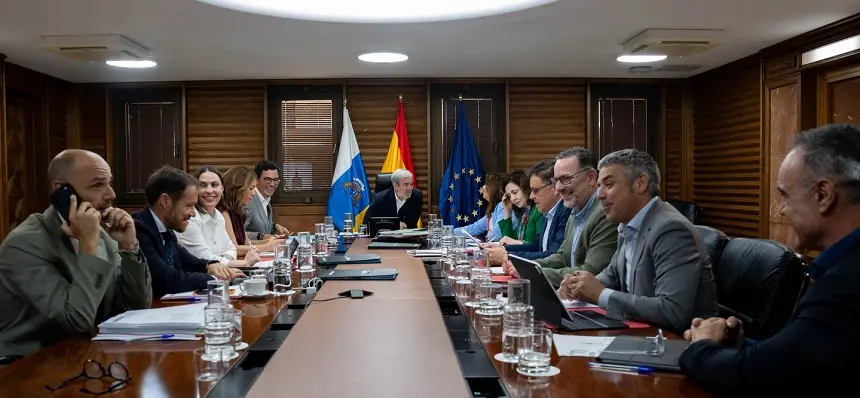 Imagen del encuentro del Consejo de Gobierno de este lunes.