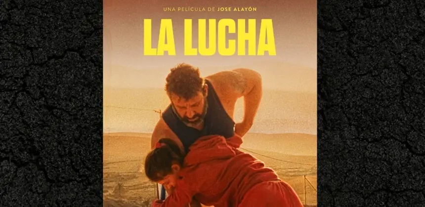 Cartel de la obra La Lucha.