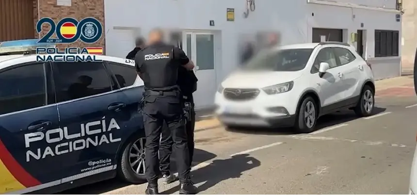 Imagen de archivo de otra actuaci&oacute;n de la Polic&iacute;a Nacional en la capital de Lanzarote. 