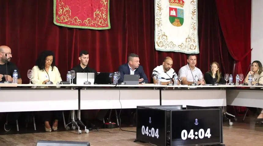 Imagen del pleno de Yaiza de este jueves.