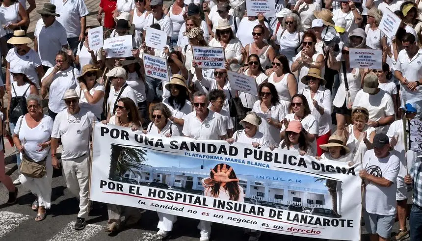 Cabecera de la manifestaci&oacute;n de este s&aacute;bado