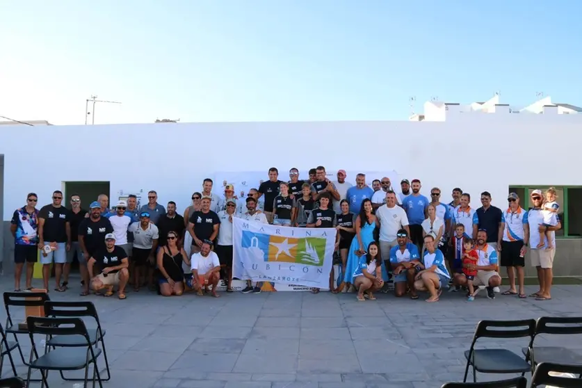 Foto de familia de la Copa Vela Latina del Sur.