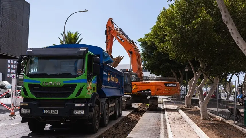 trabajos en  la V&iacute;a Medular junto a Los Alonso por la disminuci&oacute;n de veh&iacute;culos ante las vacaciones escolares.