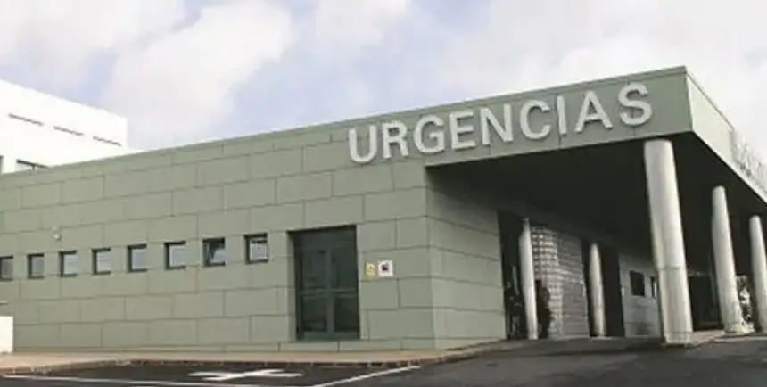 Entrada al servicio de Urgencias del Hospital de Arrecife.