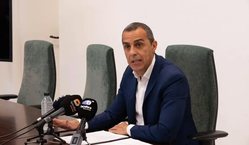 Jos&eacute; Montelongo durante la rueda de prensa que ofreci&oacute; este viernes