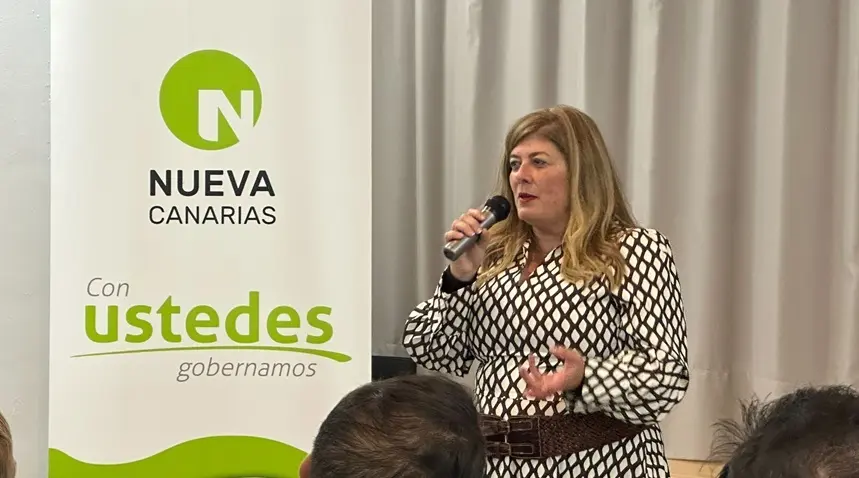 Belén Machín, secretaria general del Comité Local de Teguise.
