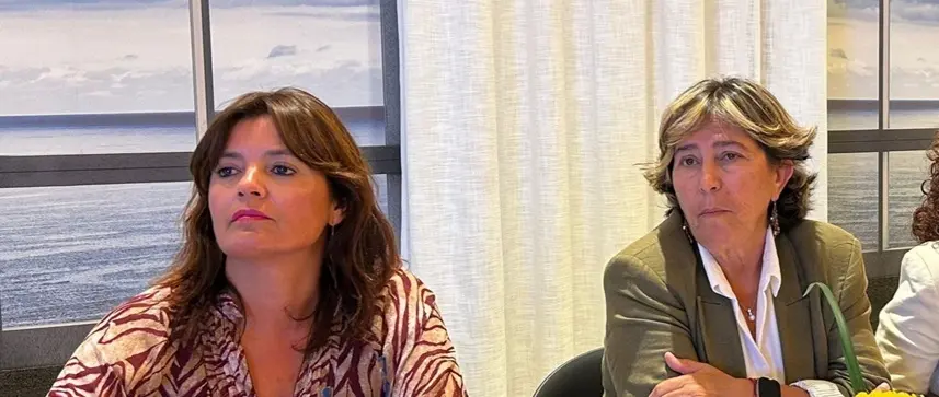Olivia Duque y Rita Hern&aacute;ndez.