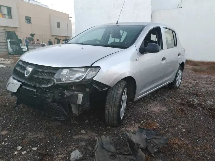 Estado de uno de los veh&iacute;culos implicados en el accidente.