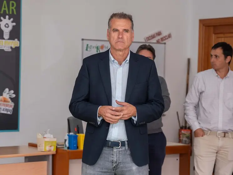 Domingo Cejas en el complejo de Zonzamas.