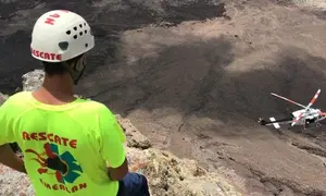 Imagen de archivo de los bomberos del Consorcio en el Risco de Famara