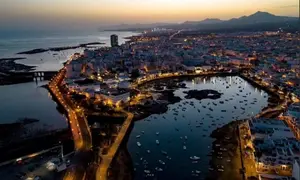 Imagen a&eacute;rea de Arrecife.