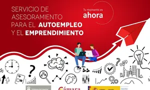 Imagen promocional de la campaña de asesoramiento de la Cámara de Comercio.