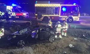 Imagen del estado en el que qued&oacute; el veh&iacute;culo.