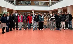 Alumnos del IES San Bartolom&eacute;.