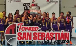 Delegaci&oacute;n Lanzabasket en La Gomera.