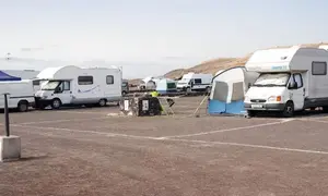 Camping de Papagayo.