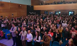 P&uacute;blico asistente a una de las funciones de la Semana del Teatro.