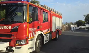 Imagen de archivo de los bomberos en otra actuaci&oacute;n