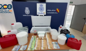 Material incautado en una vivienda de Tah&iacute;che.