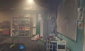 Im&aacute;genes incendio CEIP Los Geranios.