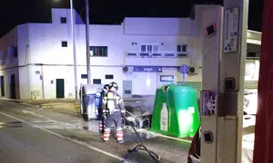 Momento en el que actuaron los bomberos