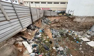 Imagen de c&oacute;mo se encuentra el solar