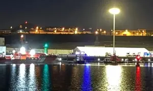 Imagen de archivo de la embarcaci&oacute;n de Salvamento trayendo a otra patera a Puerto Naos.