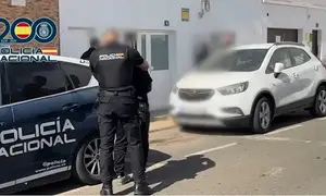 Imagen de archivo de otra actuaci&oacute;n de la Polic&iacute;a Nacional en la capital de Lanzarote. 