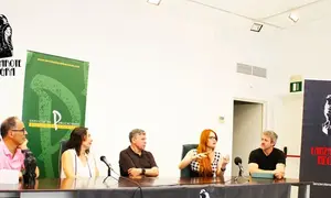 Mesa grupal de la segunda edici&oacute;n de Lanzarote Negra en el Archivo Municipal de Arrecife.