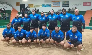 Imagen de archivo del equipo de lucha de Tinajo.