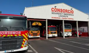 Central de los Bomberos en Arrecife.