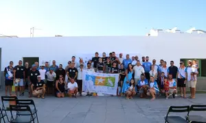 Foto de familia de la Copa Vela Latina del Sur.