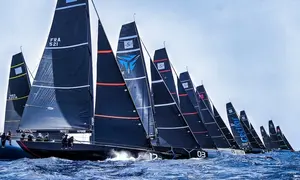 Primera jornada de la  Marina Rubic&oacute;n Lanzarote 52 SUPER SERIES Sailing Week.