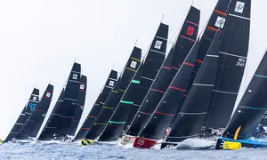 Imagen de archivo de una regata.