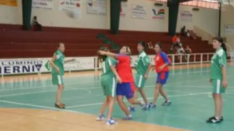 LOS JUGADORES LANZAROTE&Ntilde;OS EXHIBIERON GRAN NIVEL.