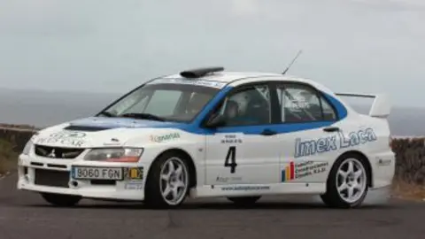 YERAY LEMES "VOL&Oacute;" CON SU MITSUBISHI LANCER EVO IX.
