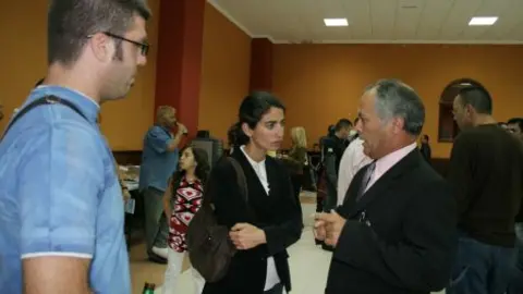 LA NUEVA CONCEJAL DE DEPORTES DE ARRECIFE NO SE QUISO PERDER LA CITA.