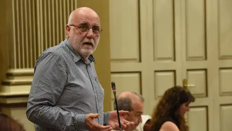 Manuel Marrero, portavoz del Grupo Parlamentario Sí Podemos Canarias.