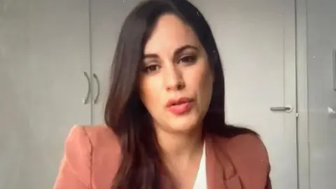 Vidina Espino durante una comisión (Foto Archivo)