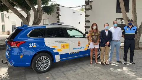 Nuevo vehículo de la Policía Local de Haría.