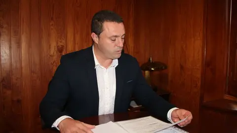 El alcalde de Yaiza, Óscar Noda