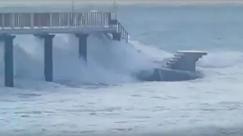 Puente de La Garita, temporal