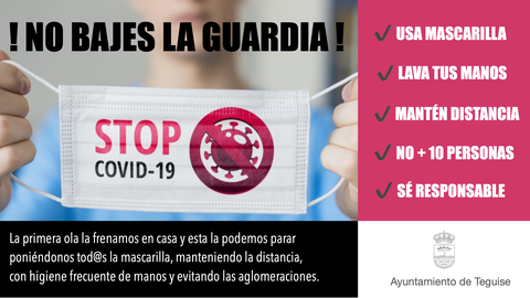 NO BAJES LA GUARDIA TEGUISE