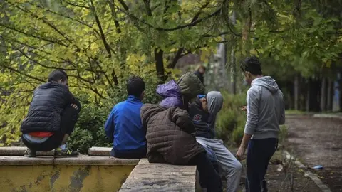 Menores inmigrantes en Canarias.
