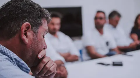 Imagen de una reunión de Coalición Canaria en Arrecife.