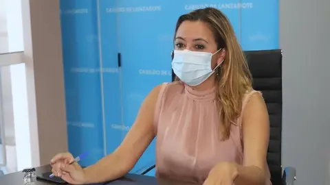 María Dolores Corujo, presidenta del Cabildo de Lanzarote.